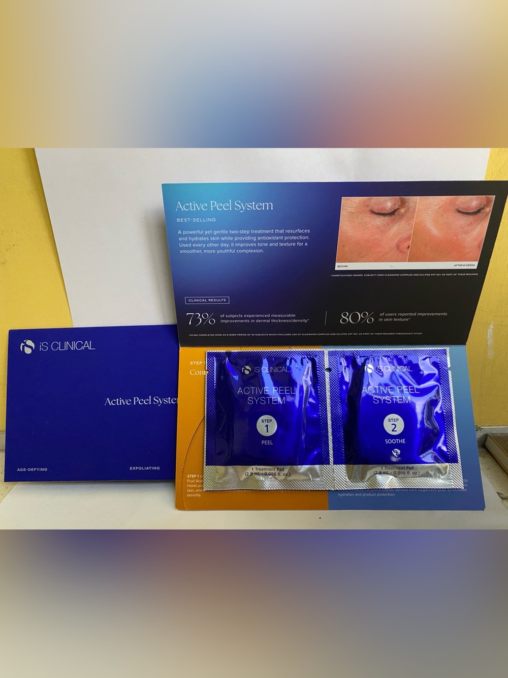 2 brand new Is Clinical Active Peel System individual Packs